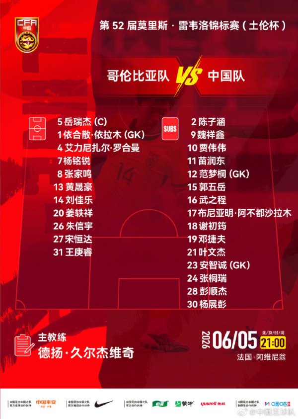 世界杯体育官方网站 开场36秒获利进球 U19国足1比0打败哥伦比亚队