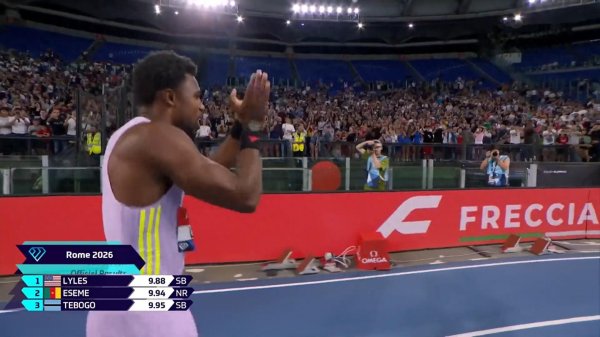 世界杯(中国) 百米9秒88, 莱尔斯登顶罗马! 标枪92米62, 斯里兰卡亚洲历史第二